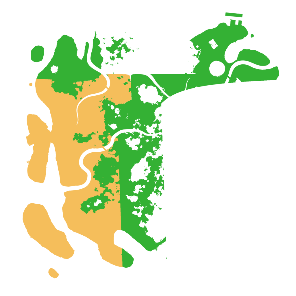 Biome Rust Map: Procedural Map, Size: 3500, Seed: 1311806176