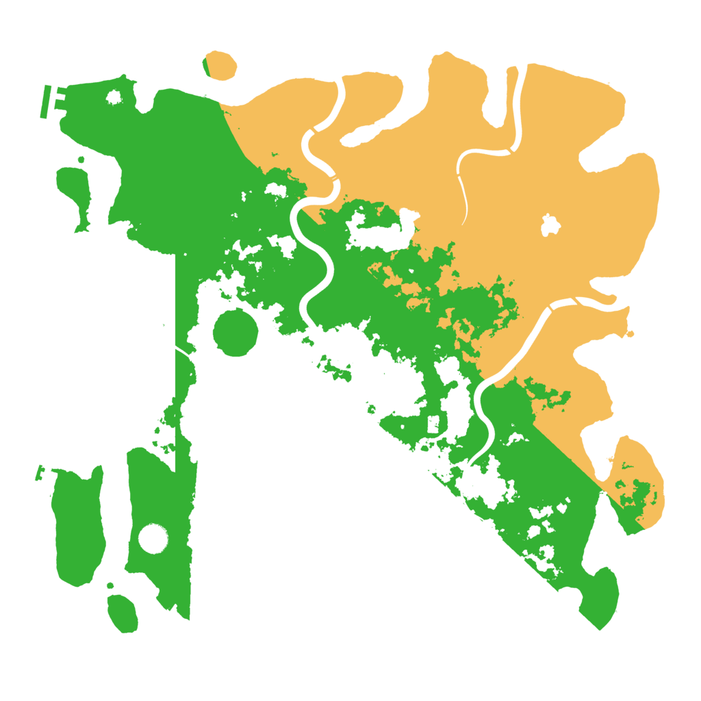 Biome Rust Map: Procedural Map, Size: 4250, Seed: 1419921331