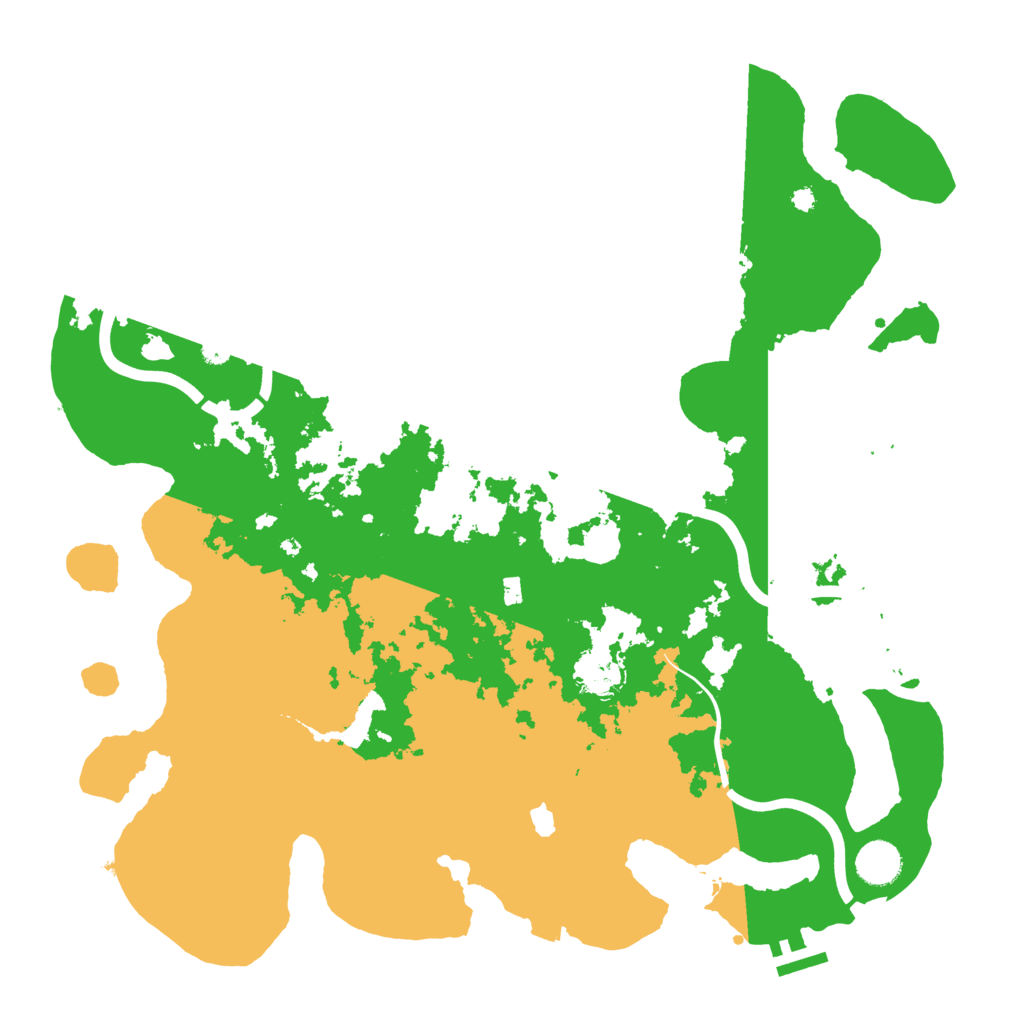 Biome Rust Map: Procedural Map, Size: 4000, Seed: 768116175