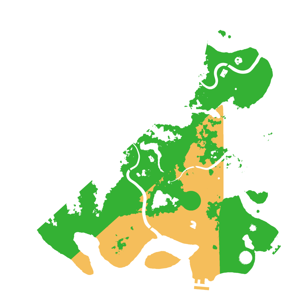 Biome Rust Map: Procedural Map, Size: 4000, Seed: 345225