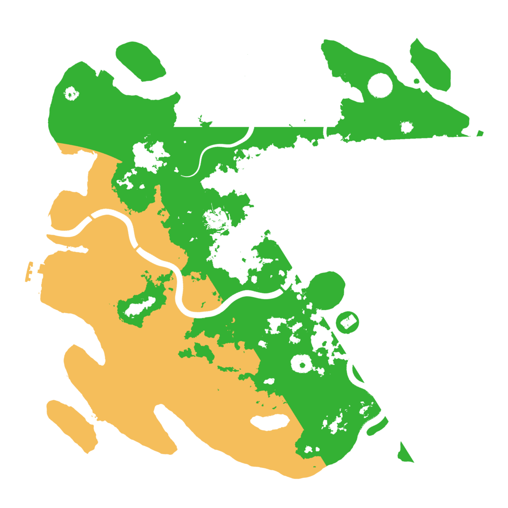 Biome Rust Map: Procedural Map, Size: 3750, Seed: 441749550