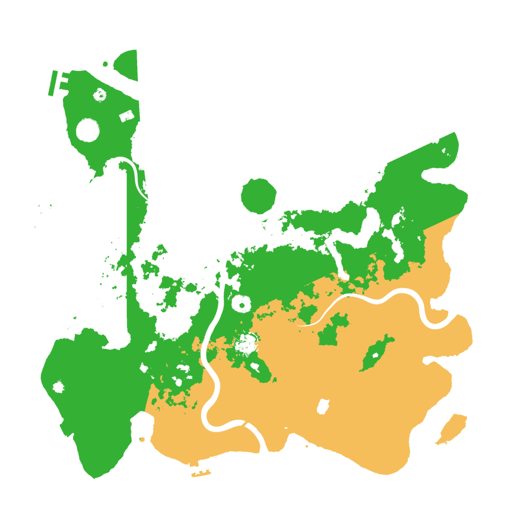 Biome Rust Map: Procedural Map, Size: 4000, Seed: 120284