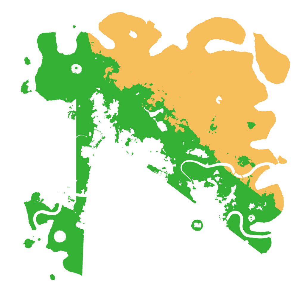 Biome Rust Map: Procedural Map, Size: 4500, Seed: 23147845