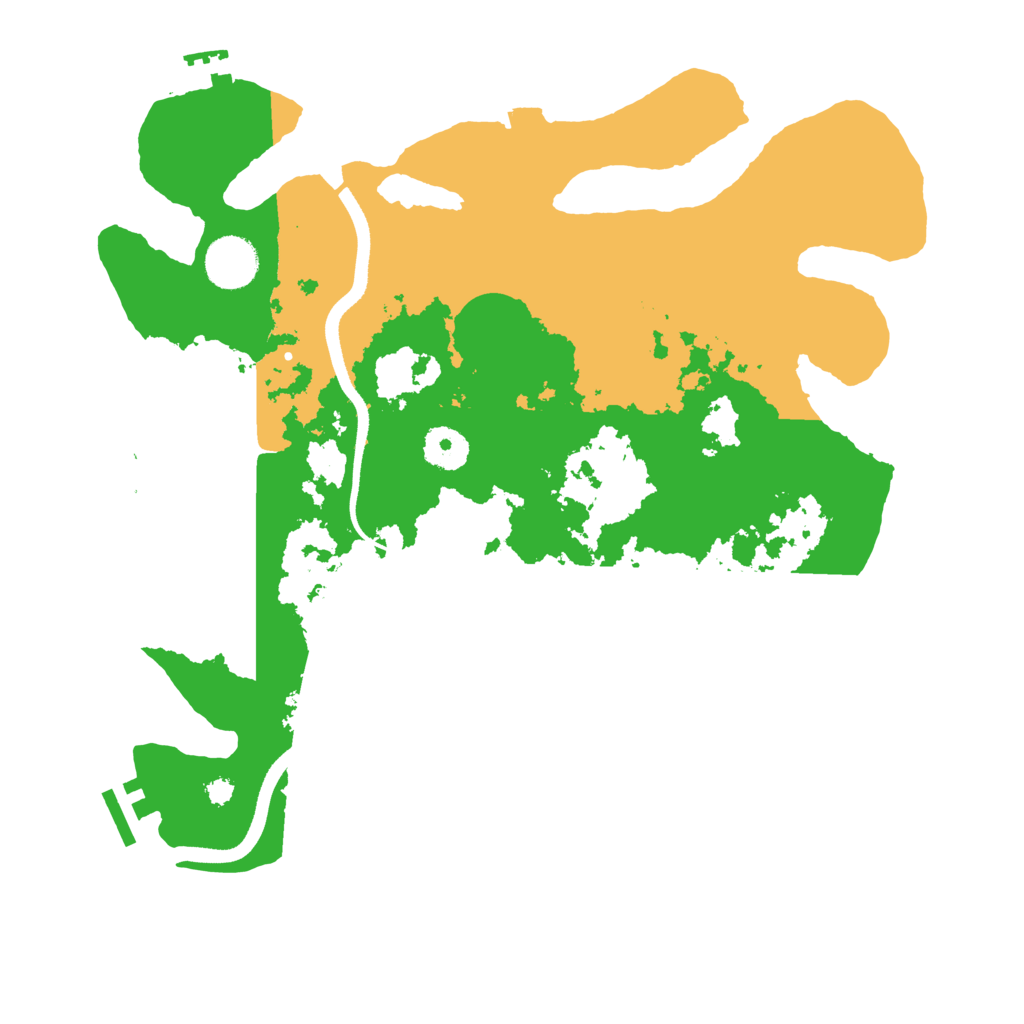 Biome Rust Map: Procedural Map, Size: 3500, Seed: 1421720146