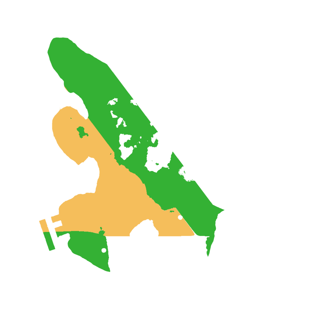 Biome Rust Map: Procedural Map, Size: 2000, Seed: 667651962