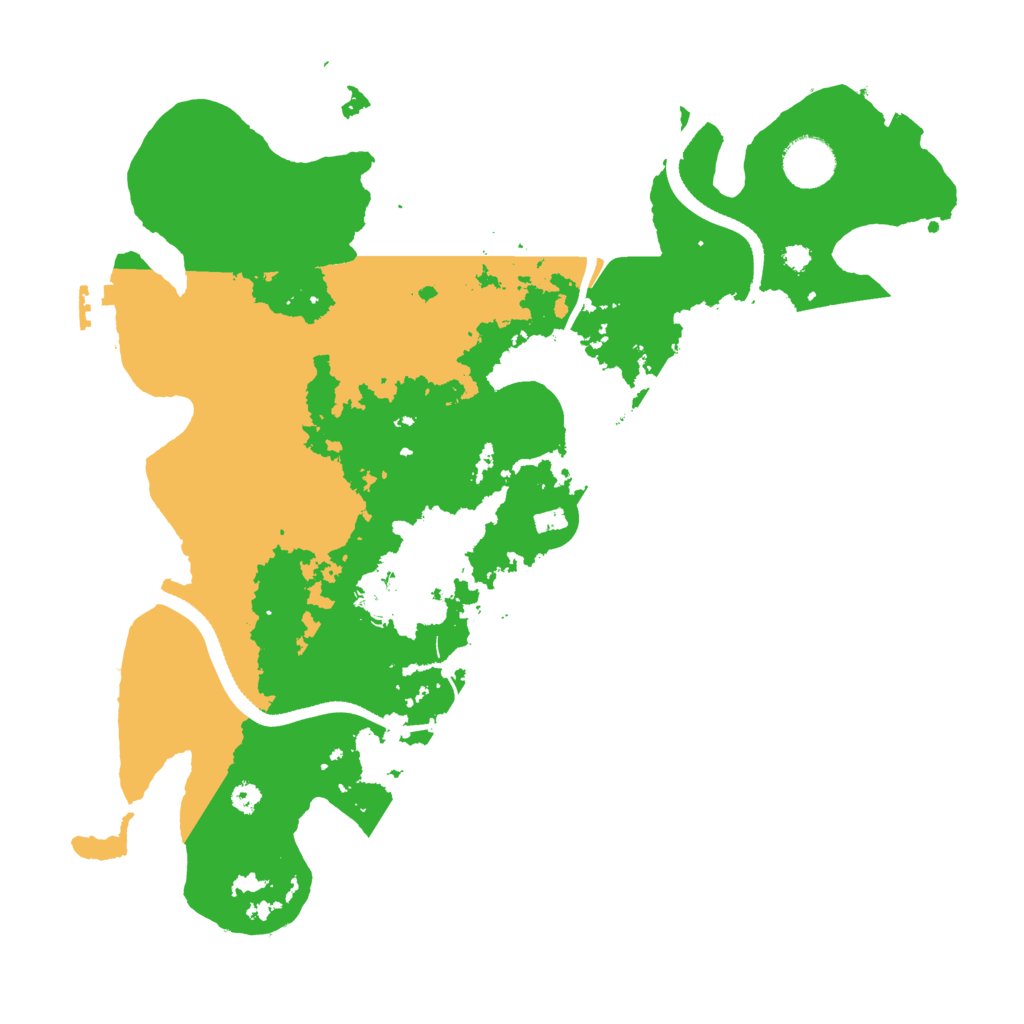 Biome Rust Map: Procedural Map, Size: 3500, Seed: 1246720581
