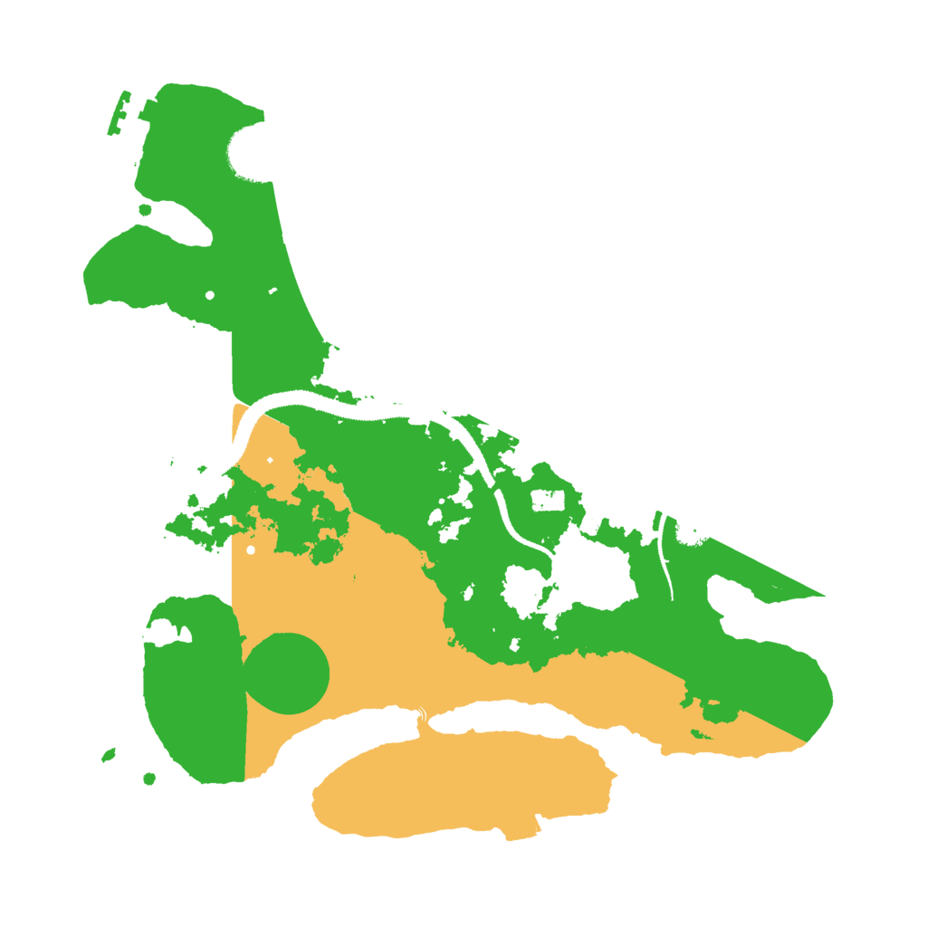 Biome Rust Map: Procedural Map, Size: 3000, Seed: 968203271