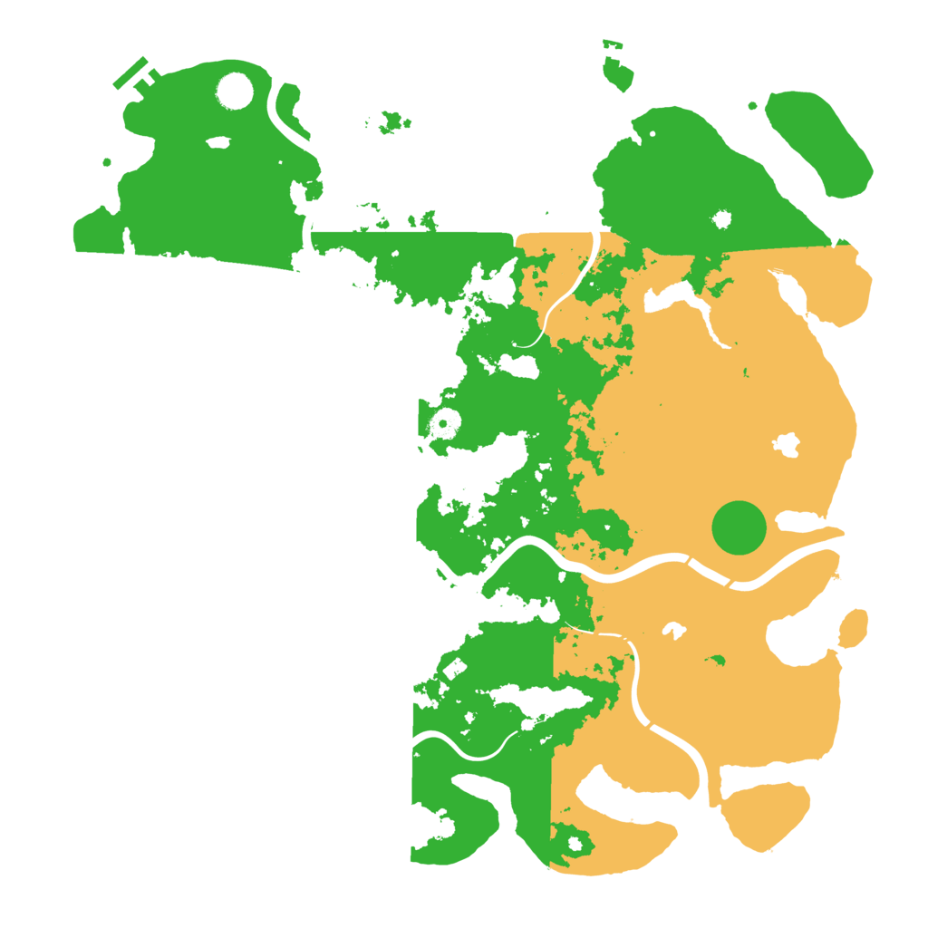 Biome Rust Map: Procedural Map, Size: 4500, Seed: 379260848