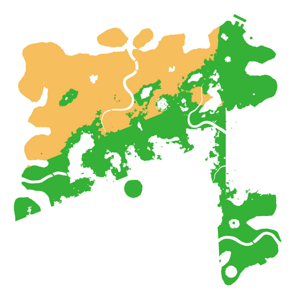 Biome Rust Map: Procedural Map, Size: 4500, Seed: 110191239