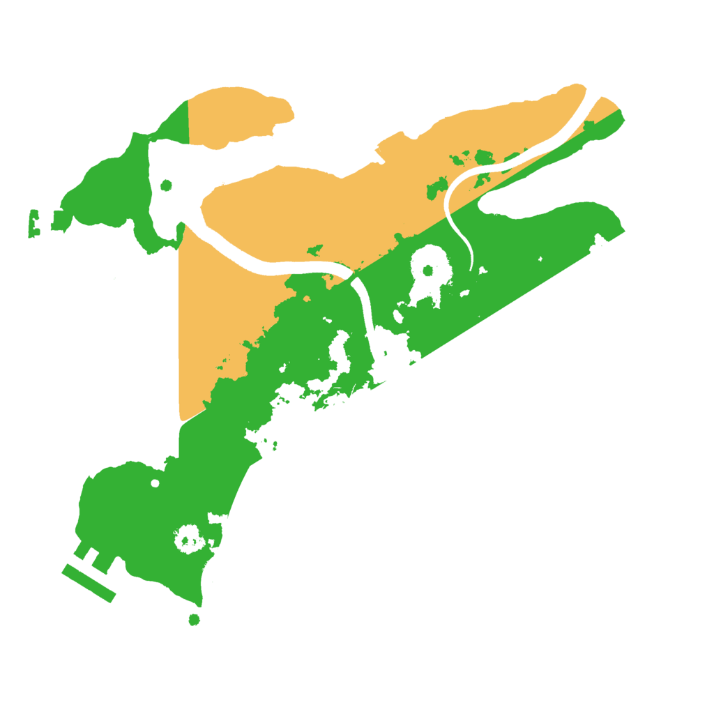 Biome Rust Map: Procedural Map, Size: 2500, Seed: 192163723