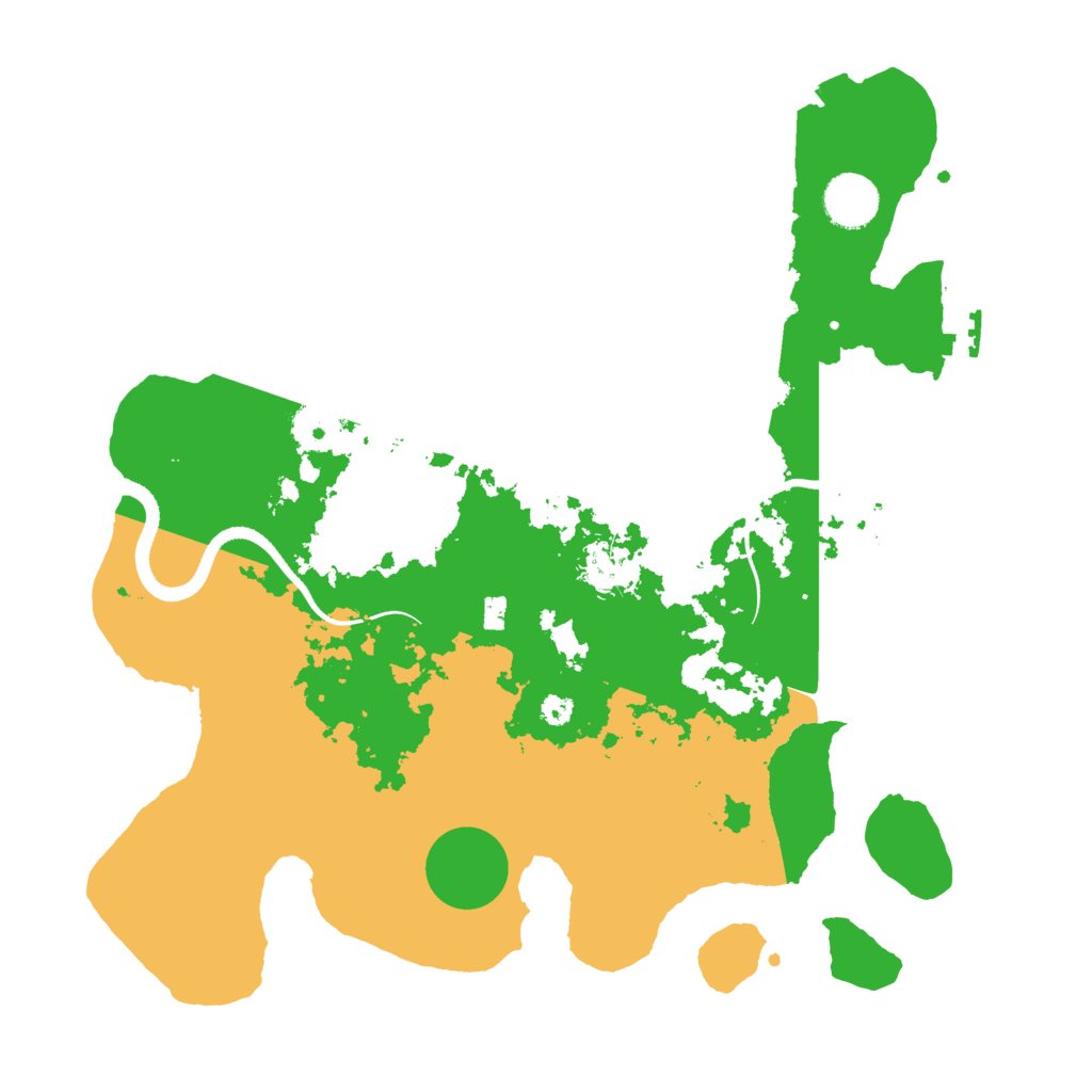 Biome Rust Map: Procedural Map, Size: 3500, Seed: 1272201744