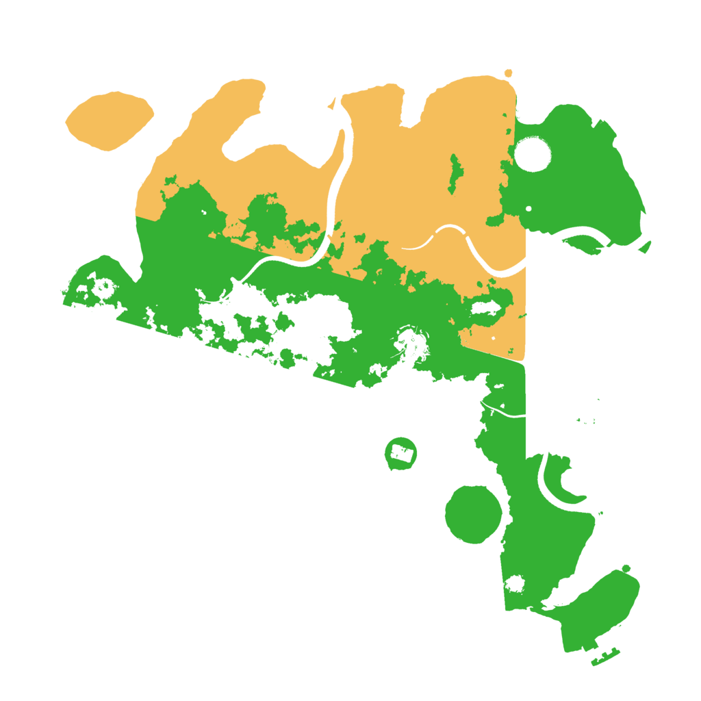 Biome Rust Map: Procedural Map, Size: 3500, Seed: 2084348082