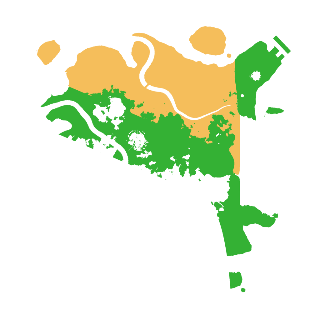 Biome Rust Map: Procedural Map, Size: 3000, Seed: 1896284454