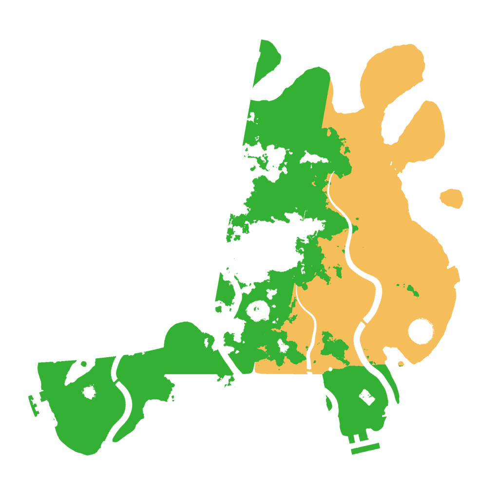 Biome Rust Map: Procedural Map, Size: 3500, Seed: 1795731477