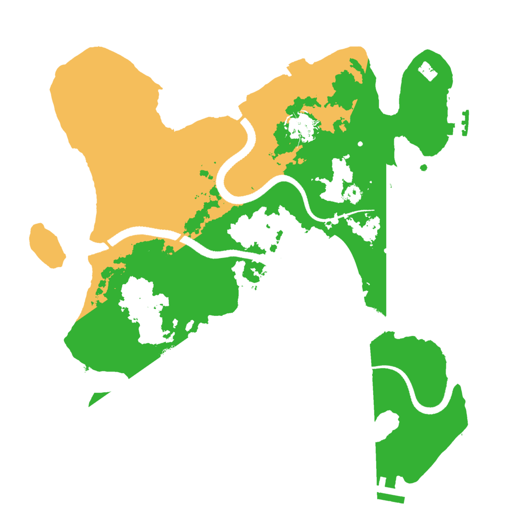Biome Rust Map: Procedural Map, Size: 3000, Seed: 10352