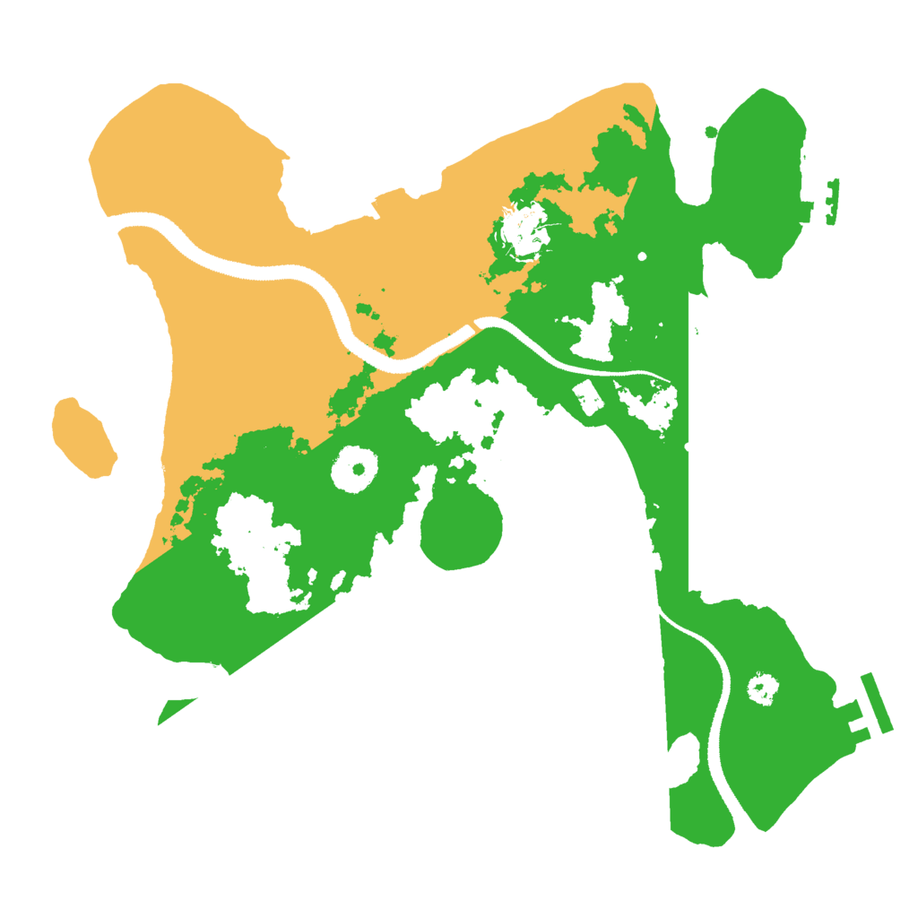 Biome Rust Map: Procedural Map, Size: 3000, Seed: 10352
