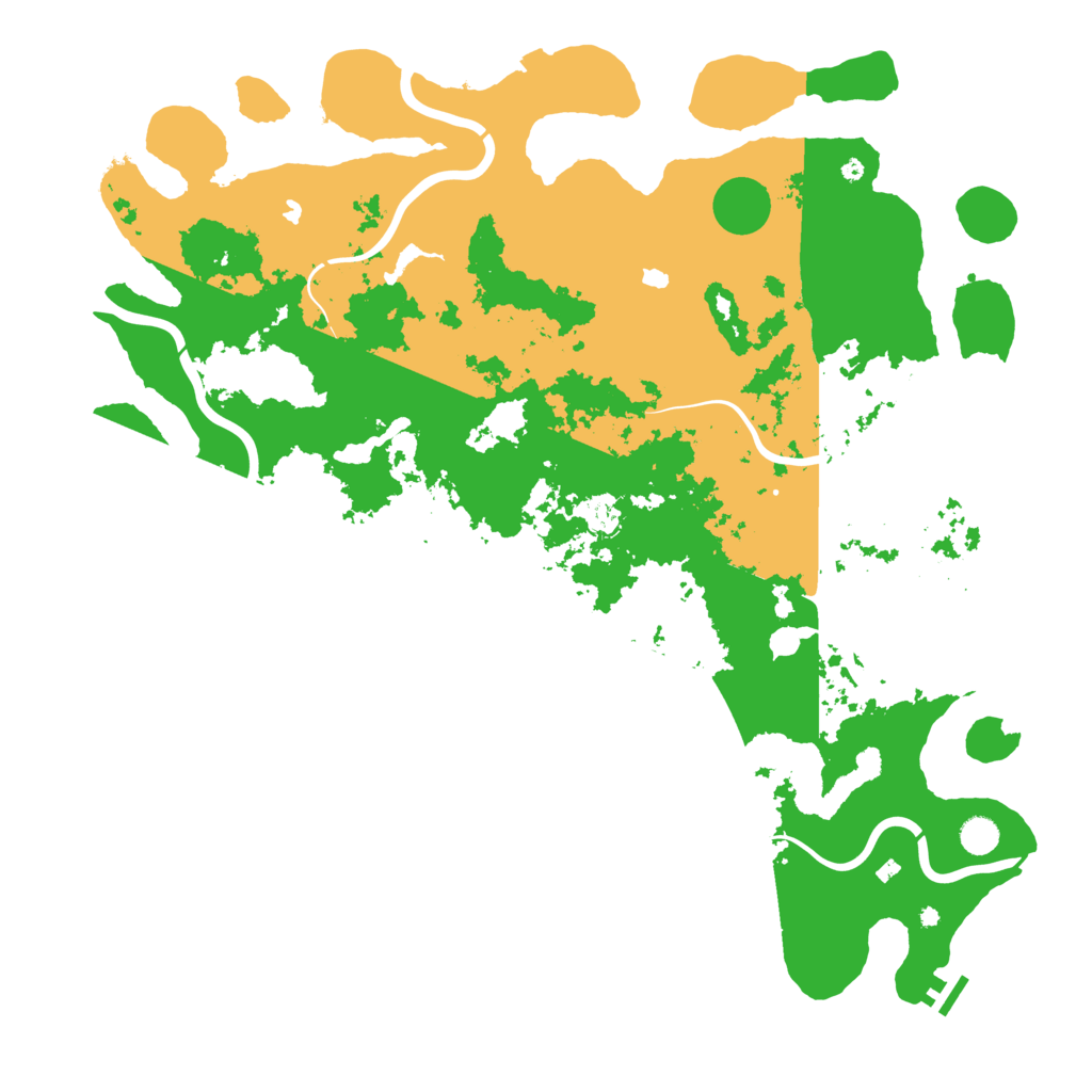 Biome Rust Map: Procedural Map, Size: 5000, Seed: 285498