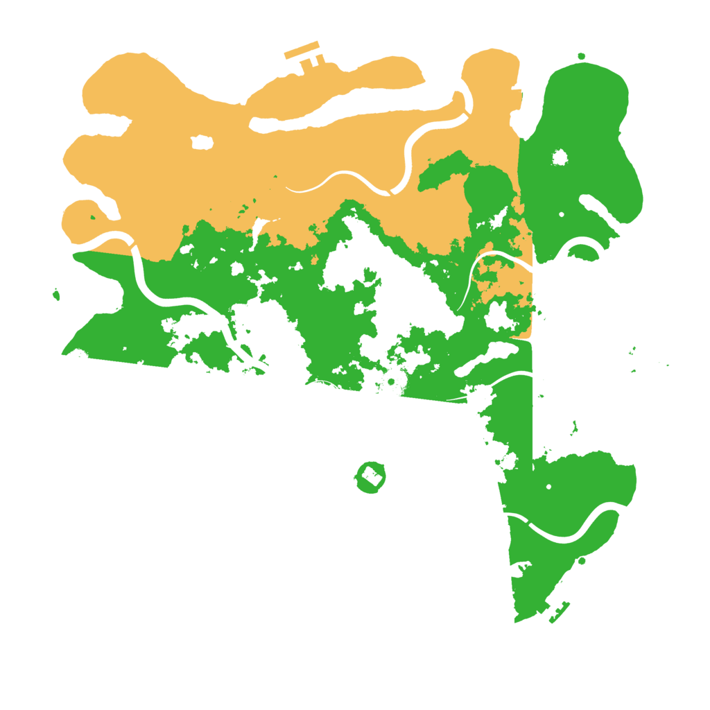 Biome Rust Map: Procedural Map, Size: 4000, Seed: 1404266395