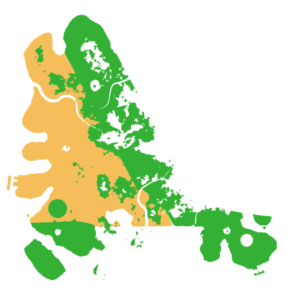 Biome Rust Map: Procedural Map, Size: 4250, Seed: 174929457