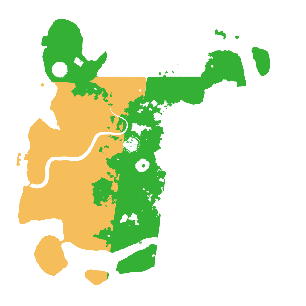 Biome Rust Map: Procedural Map, Size: 3500, Seed: 1891879823