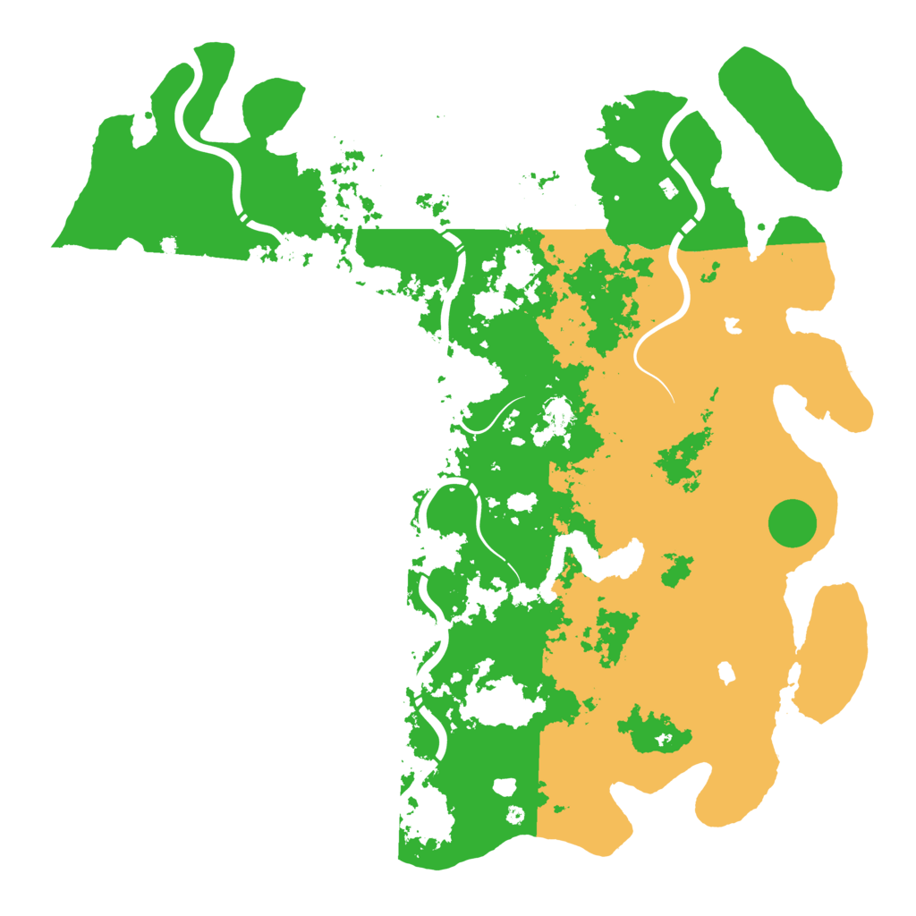 Biome Rust Map: Procedural Map, Size: 5000, Seed: 1441168208