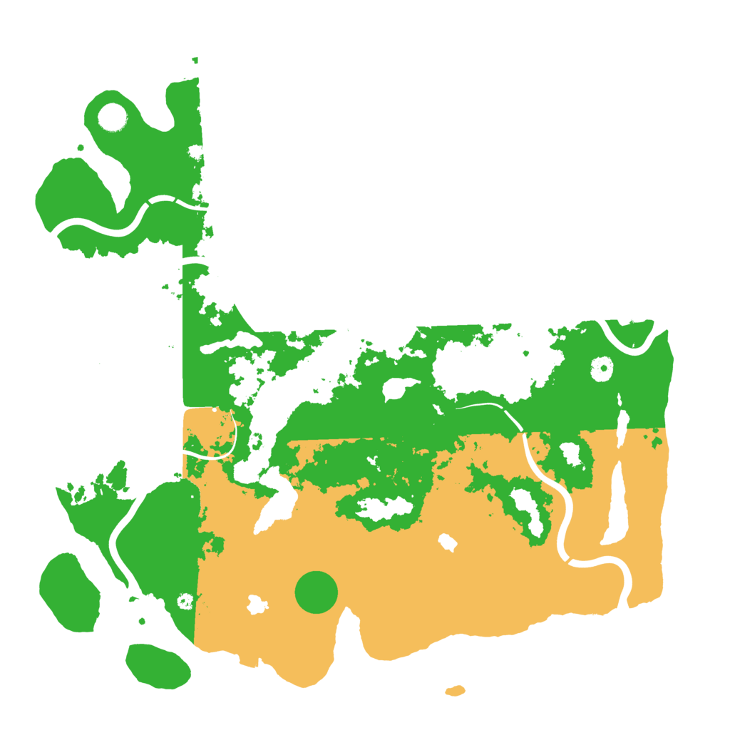 Biome Rust Map: Procedural Map, Size: 4500, Seed: 7689