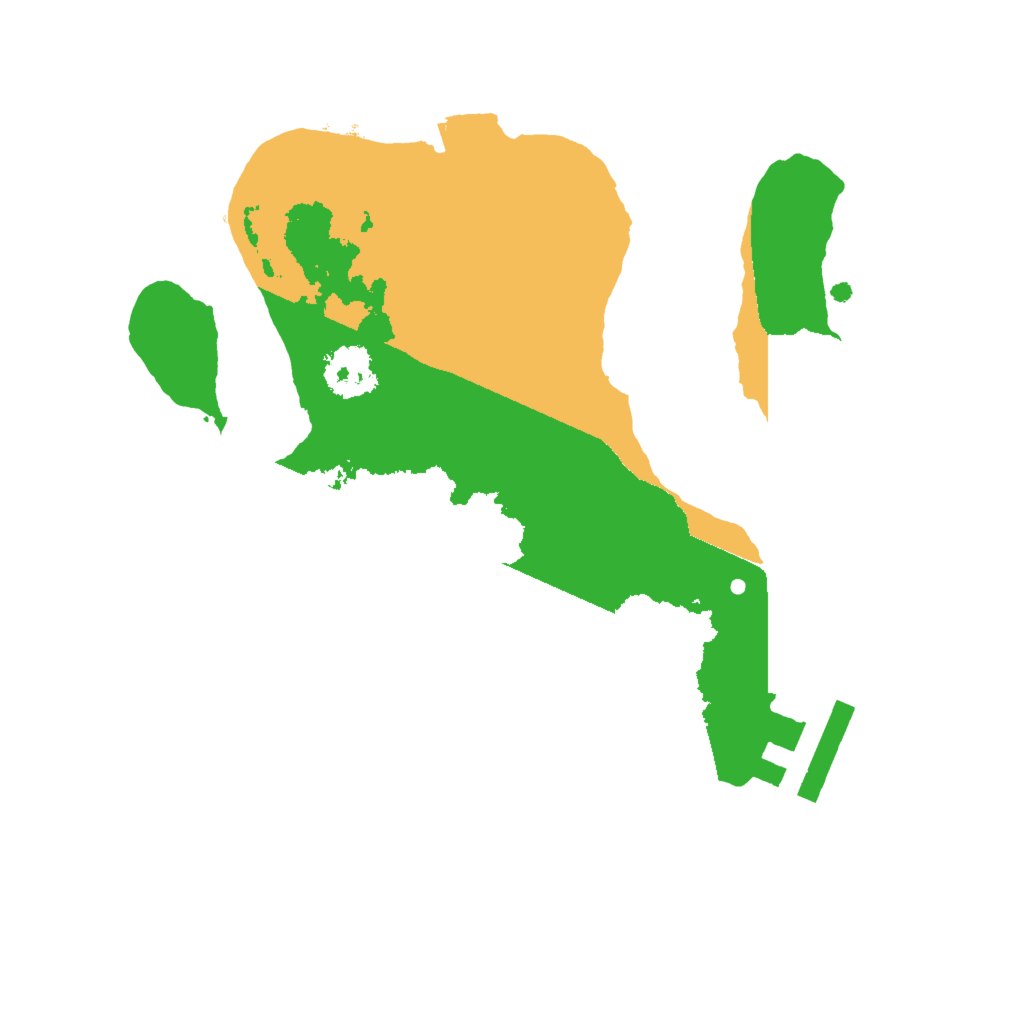 Biome Rust Map: Procedural Map, Size: 2000, Seed: 1433832337