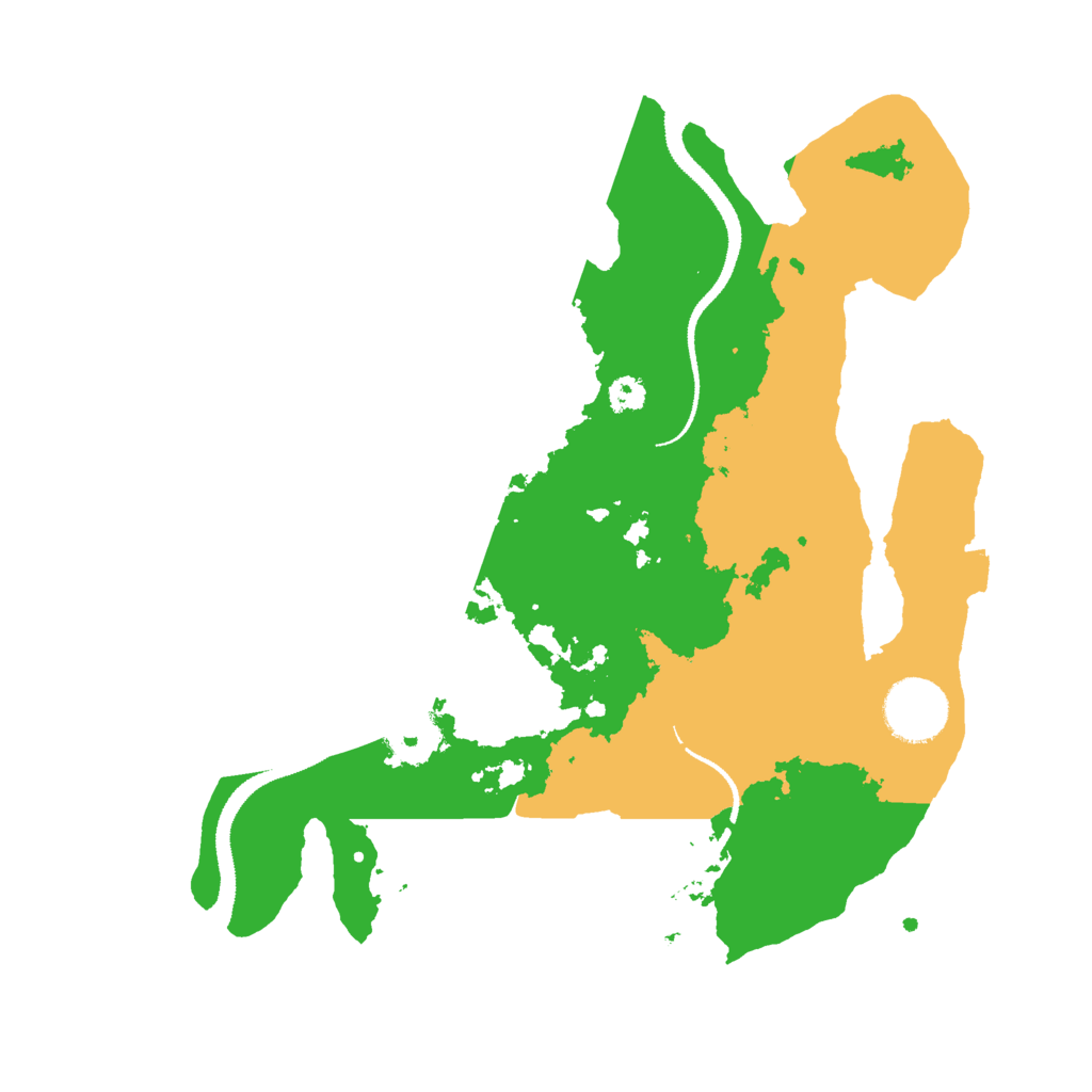 Biome Rust Map: Procedural Map, Size: 3000, Seed: 1019187602