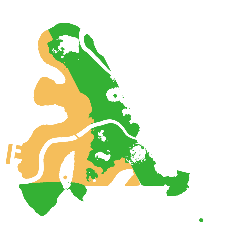 Biome Rust Map: Procedural Map, Size: 2500, Seed: 89924