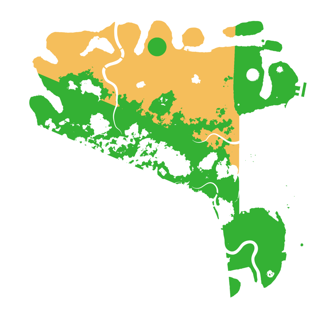 Biome Rust Map: Procedural Map, Size: 4500, Seed: 285498