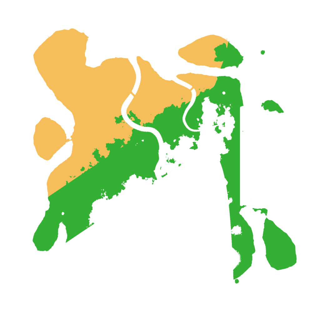 Biome Rust Map: Procedural Map, Size: 3000, Seed: 1799509681
