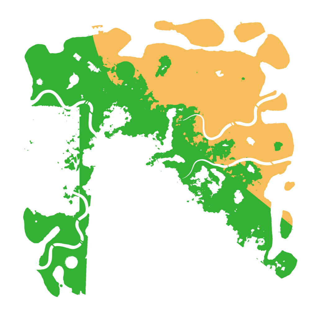 Biome Rust Map: Procedural Map, Size: 4500, Seed: 1467027521