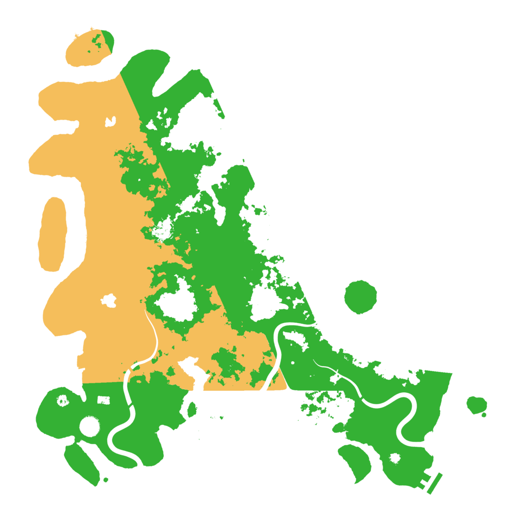 Biome Rust Map: Procedural Map, Size: 4500, Seed: 12347232