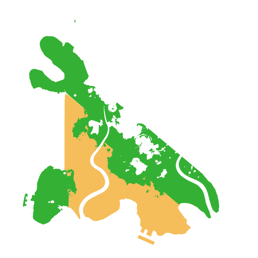 Biome Rust Map: Procedural Map, Size: 3000, Seed: 2010610907