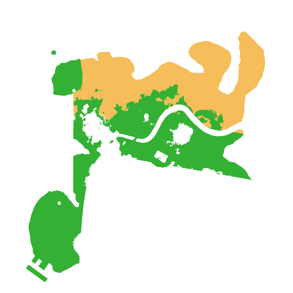 Biome Rust Map: Procedural Map, Size: 2500, Seed: 1605290779