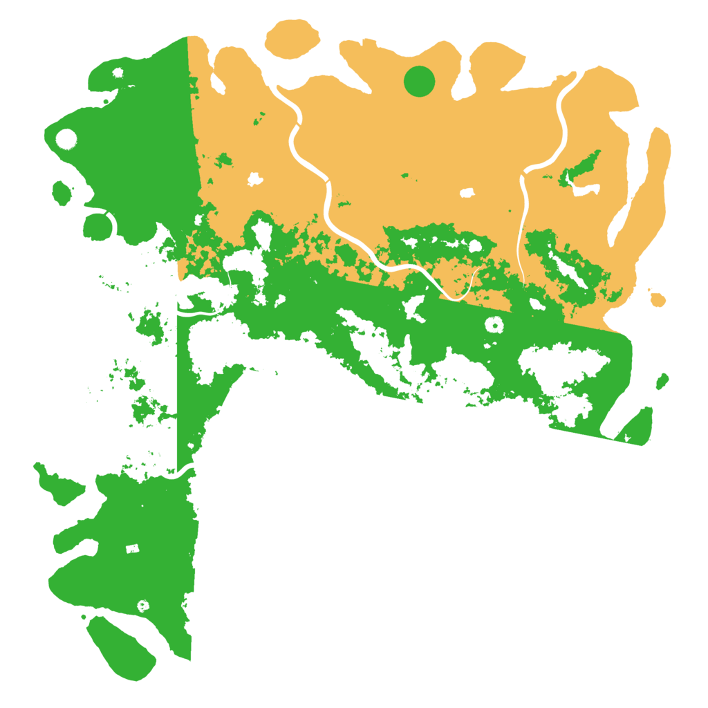 Biome Rust Map: Procedural Map, Size: 6000, Seed: 4293818