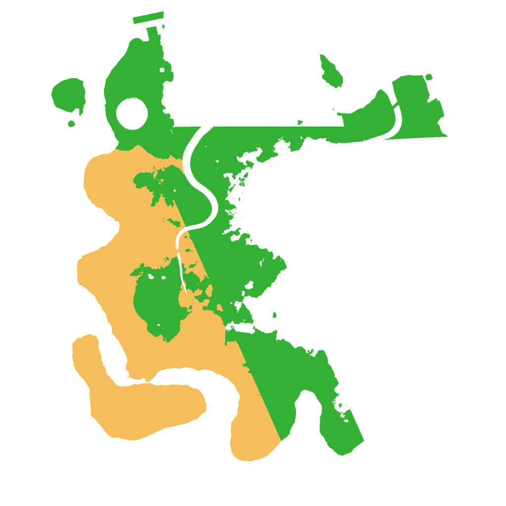 Biome Rust Map: Procedural Map, Size: 3000, Seed: 2503614
