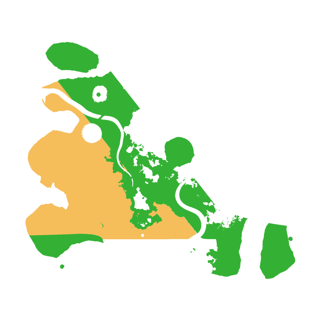 Biome Rust Map: Procedural Map, Size: 3000, Seed: 39438737