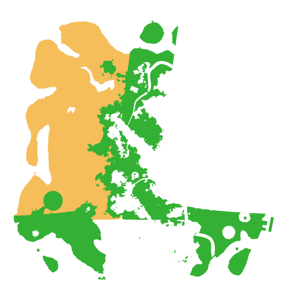 Biome Rust Map: Procedural Map, Size: 4000, Seed: 1290676235