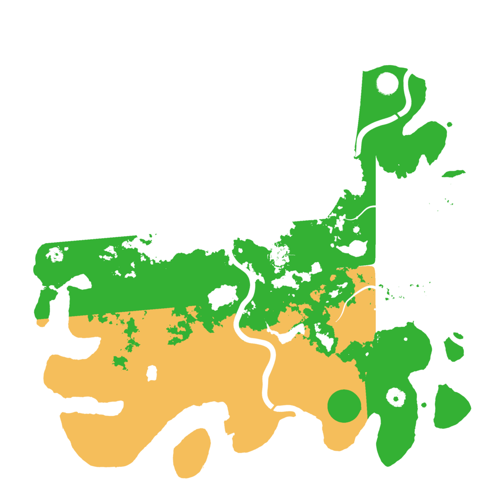 Biome Rust Map: Procedural Map, Size: 4000, Seed: 662346