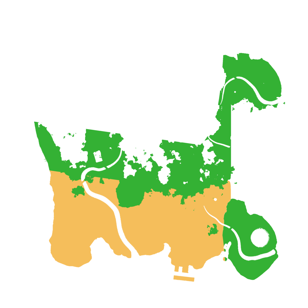 Biome Rust Map: Procedural Map, Size: 3000, Seed: 16794