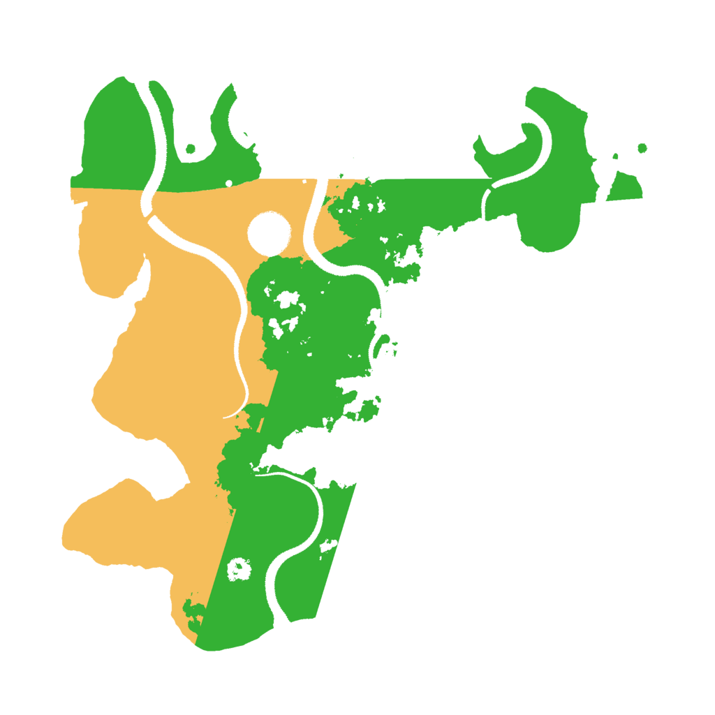 Biome Rust Map: Procedural Map, Size: 3000, Seed: 286425276