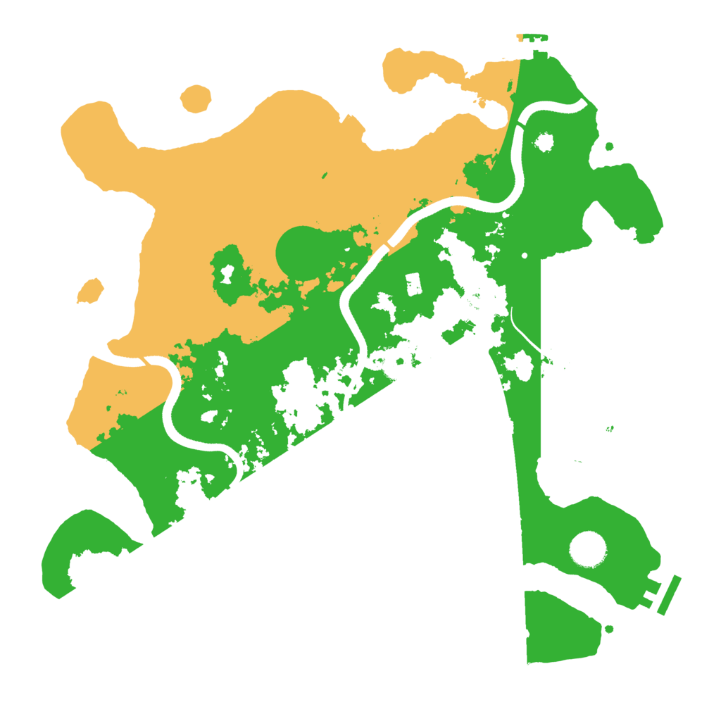 Biome Rust Map: Procedural Map, Size: 3500, Seed: 828485831