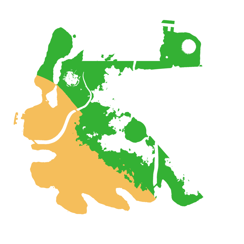 Biome Rust Map: Procedural Map, Size: 3000, Seed: 1074294965
