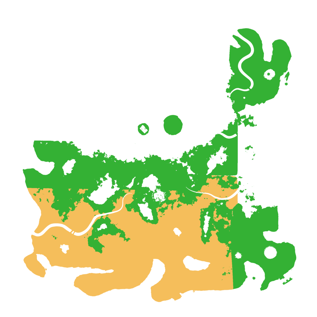 Biome Rust Map: Procedural Map, Size: 4500, Seed: 1610201313