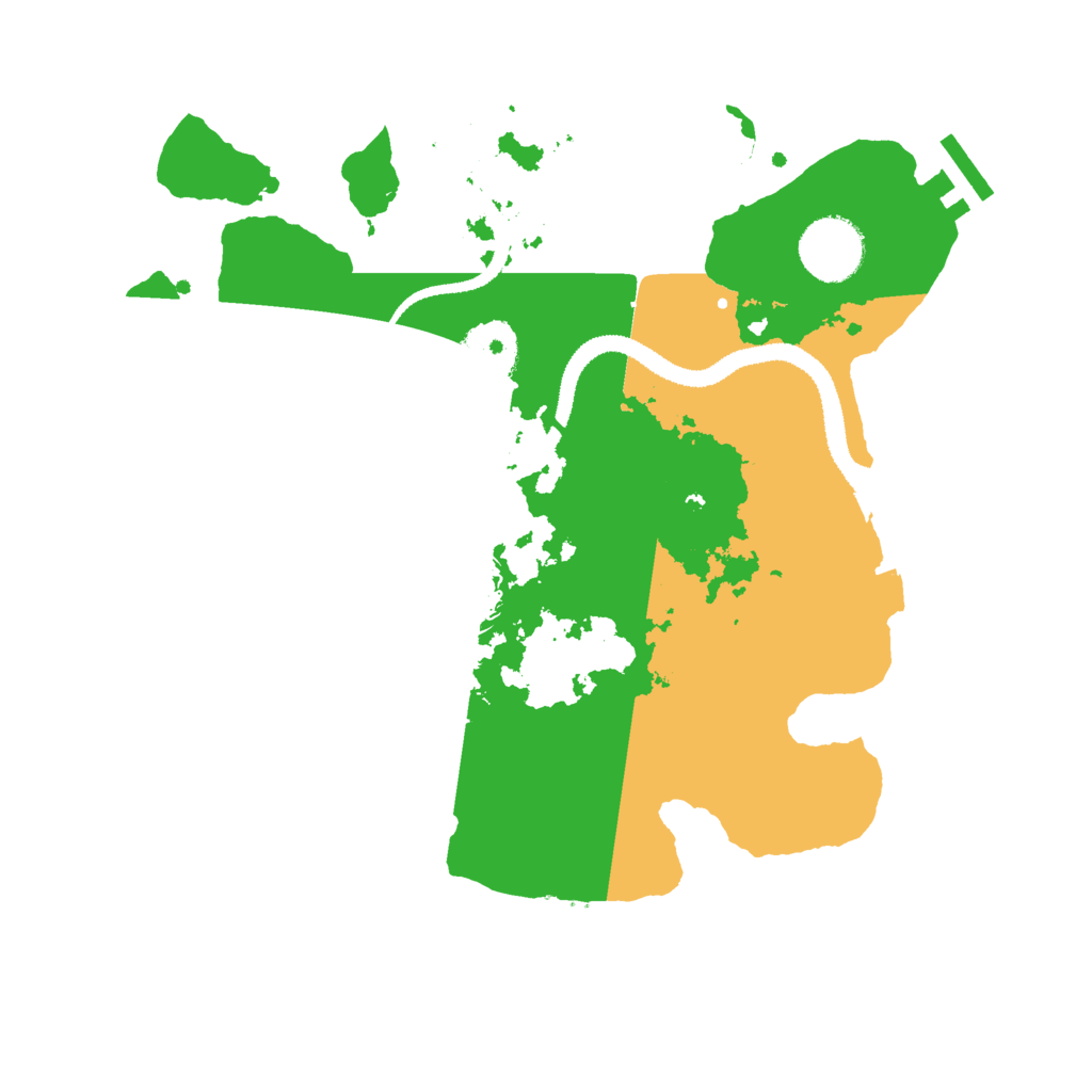 Biome Rust Map: Procedural Map, Size: 3000, Seed: 1448