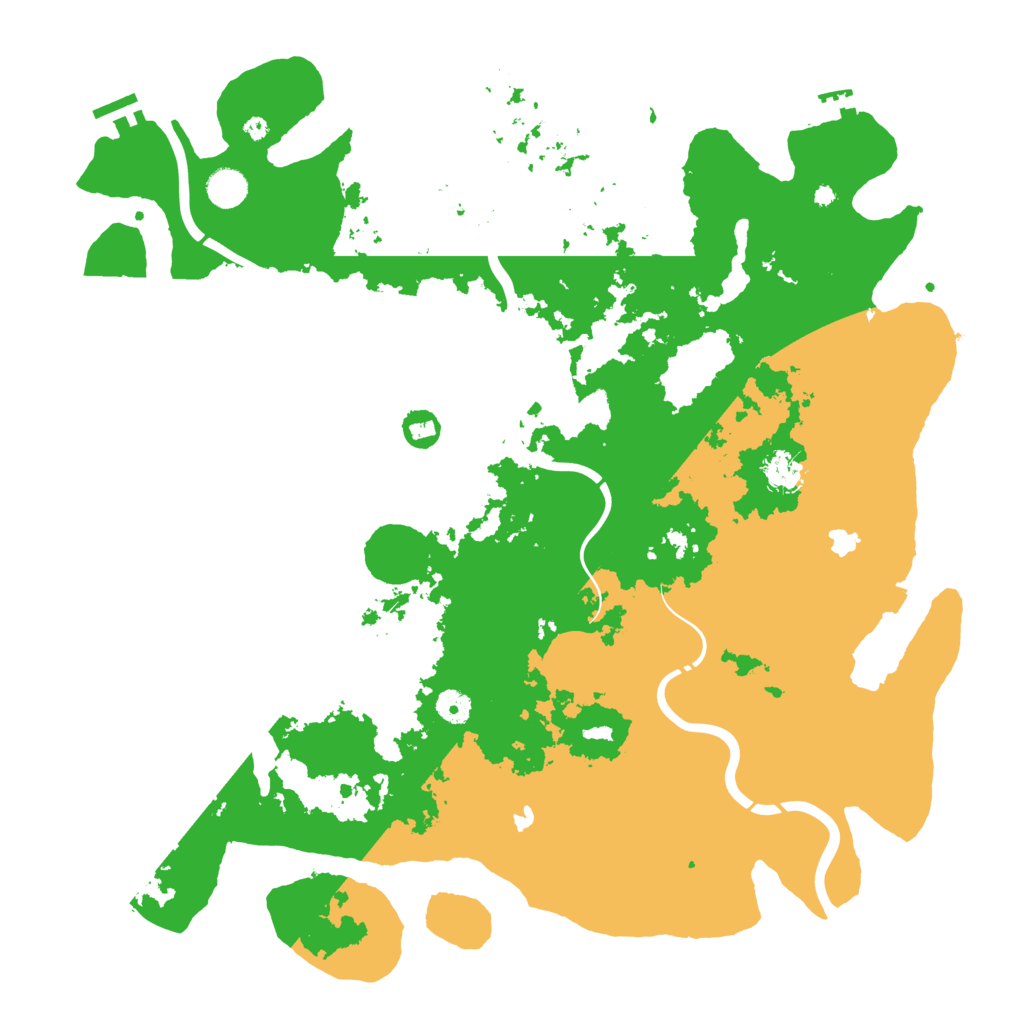 Biome Rust Map: Procedural Map, Size: 4500, Seed: 445738284