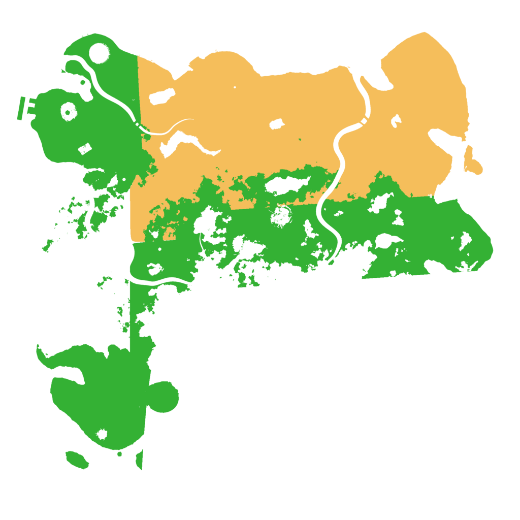 Biome Rust Map: Procedural Map, Size: 4500, Seed: 456539863