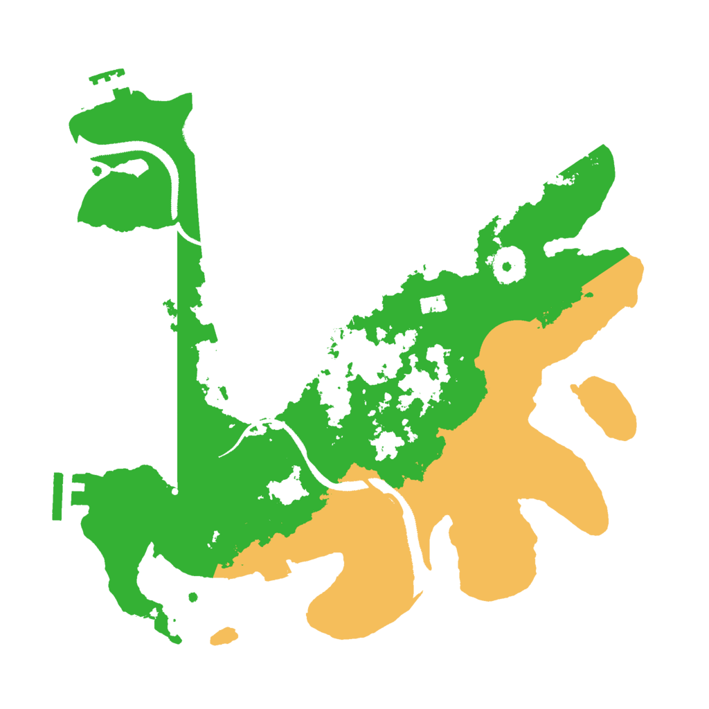 Biome Rust Map: Procedural Map, Size: 3000, Seed: 23282