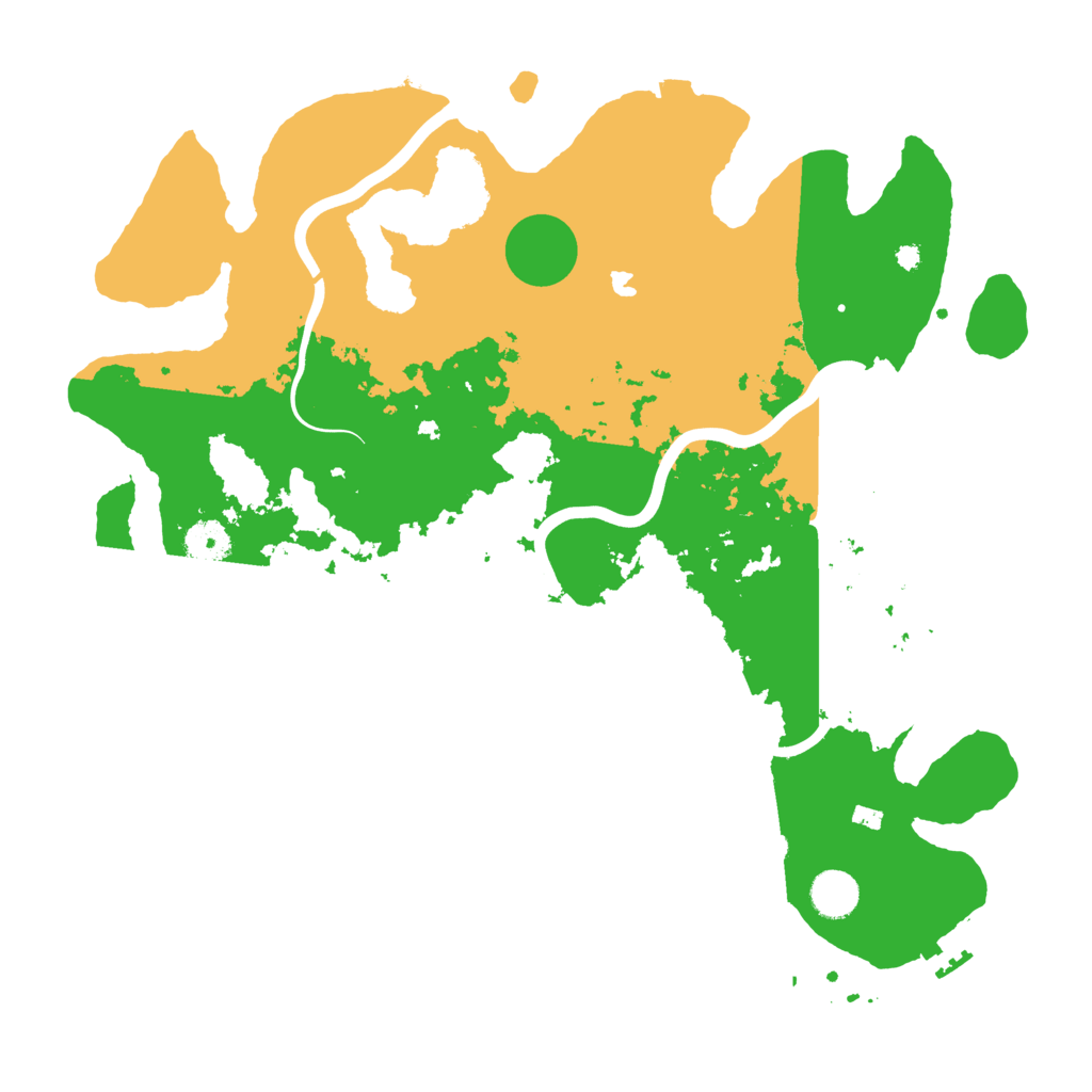 Biome Rust Map: Procedural Map, Size: 4000, Seed: 5463234